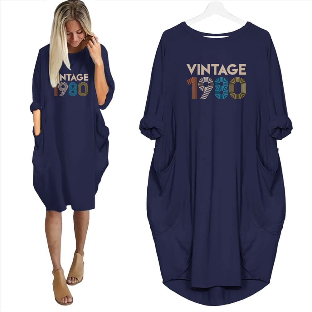 Vintage 1980 Limited Edition Pocket Dress 5