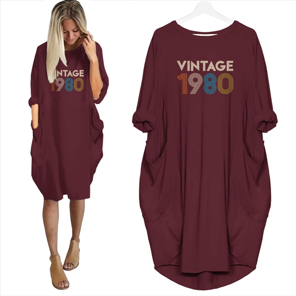 Vintage 1980 Limited Edition Pocket Dress 3