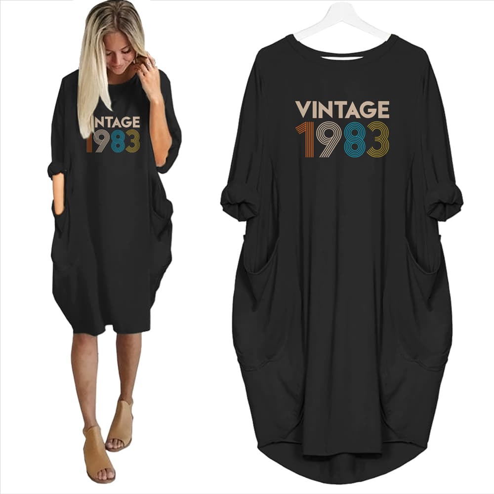 Vintage 1983 Limited Edition Pocket Dress 0